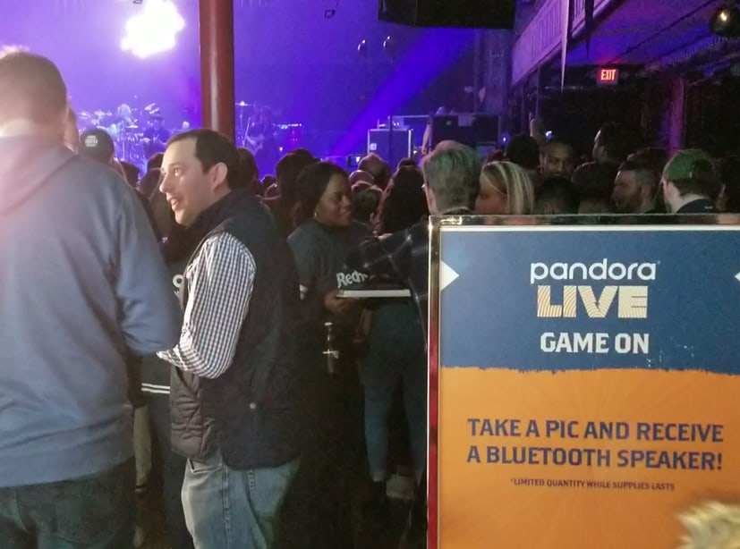 Pandora launches Gamification during Live Concert
